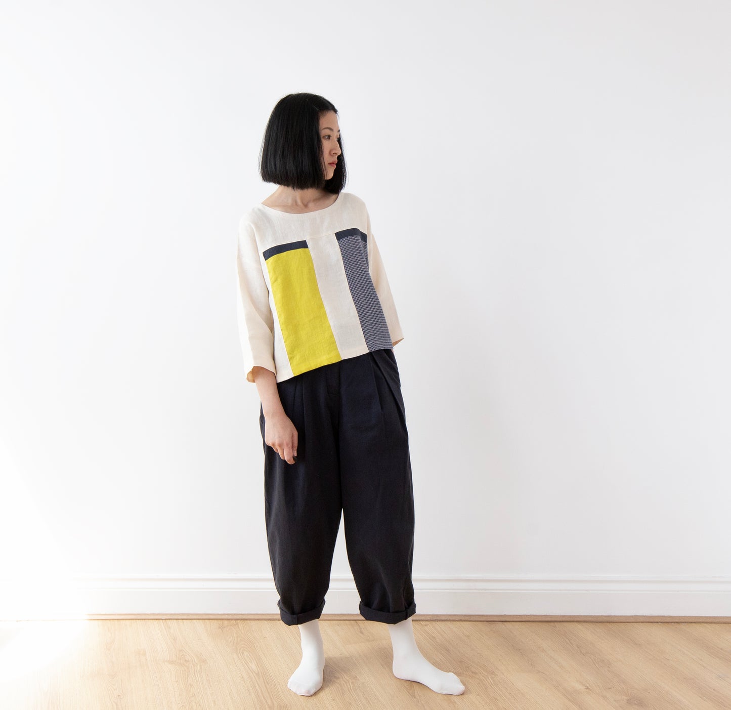 Bonnard linen top 2