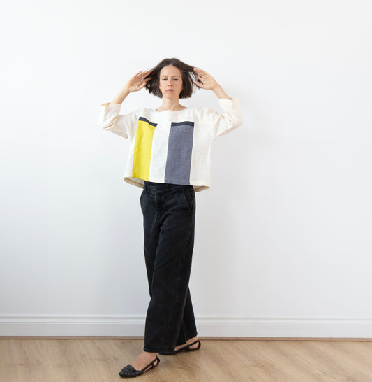 Bonnard linen top 2