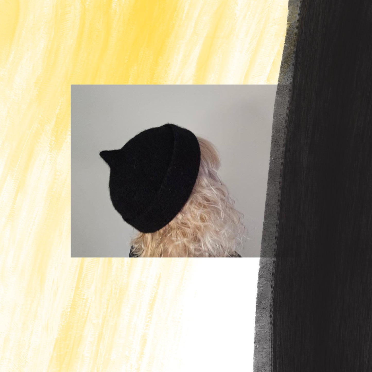 Black woollen hat