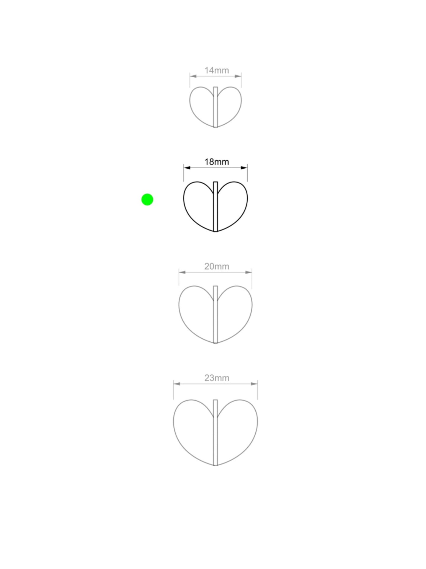 Pulse pendant by itta (18mm)