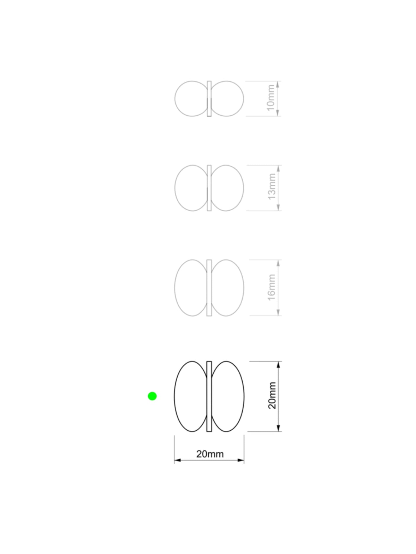 Orbit pendant by itta (20mm)