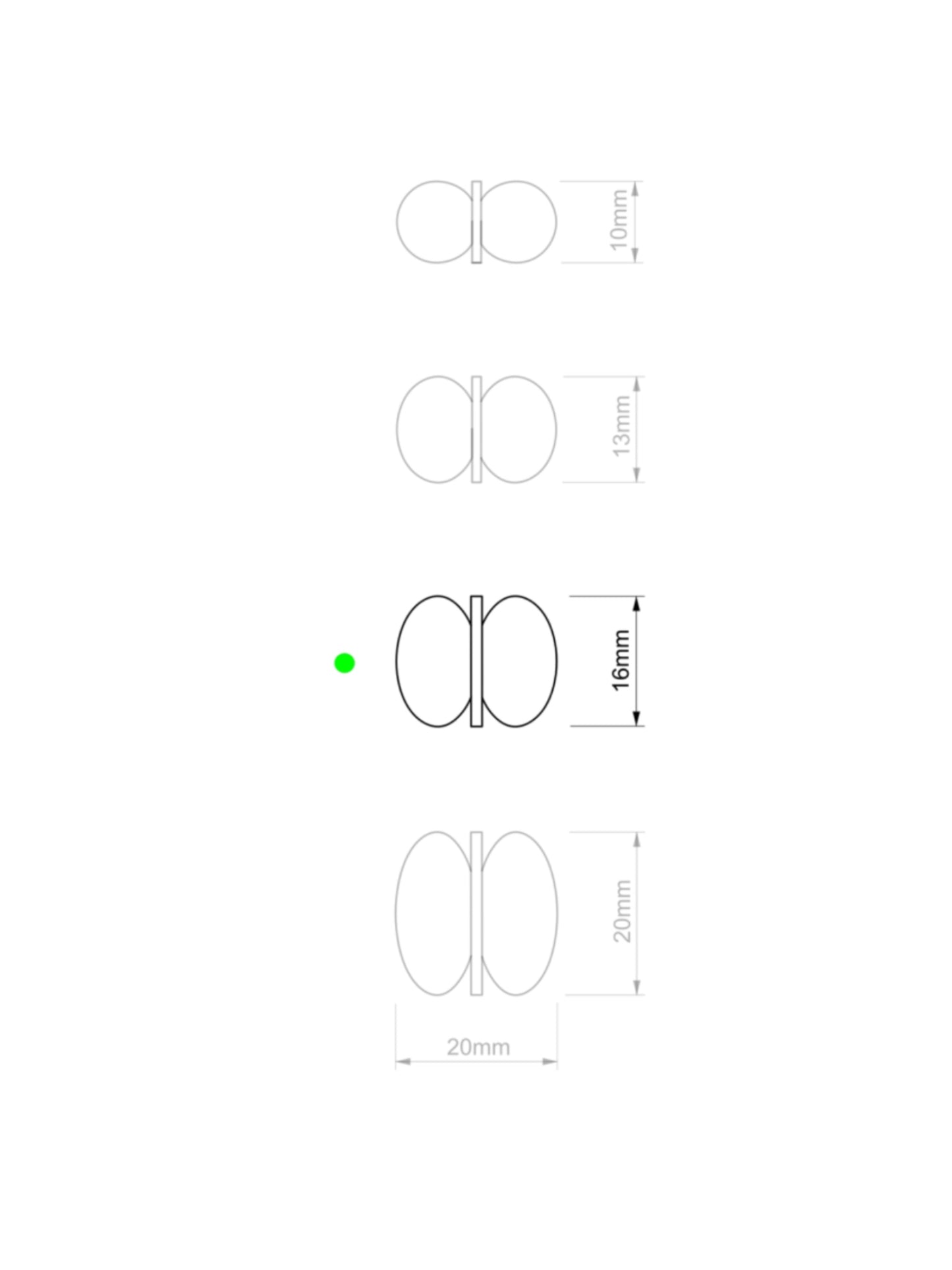 Orbit pendant by itta (16mm)