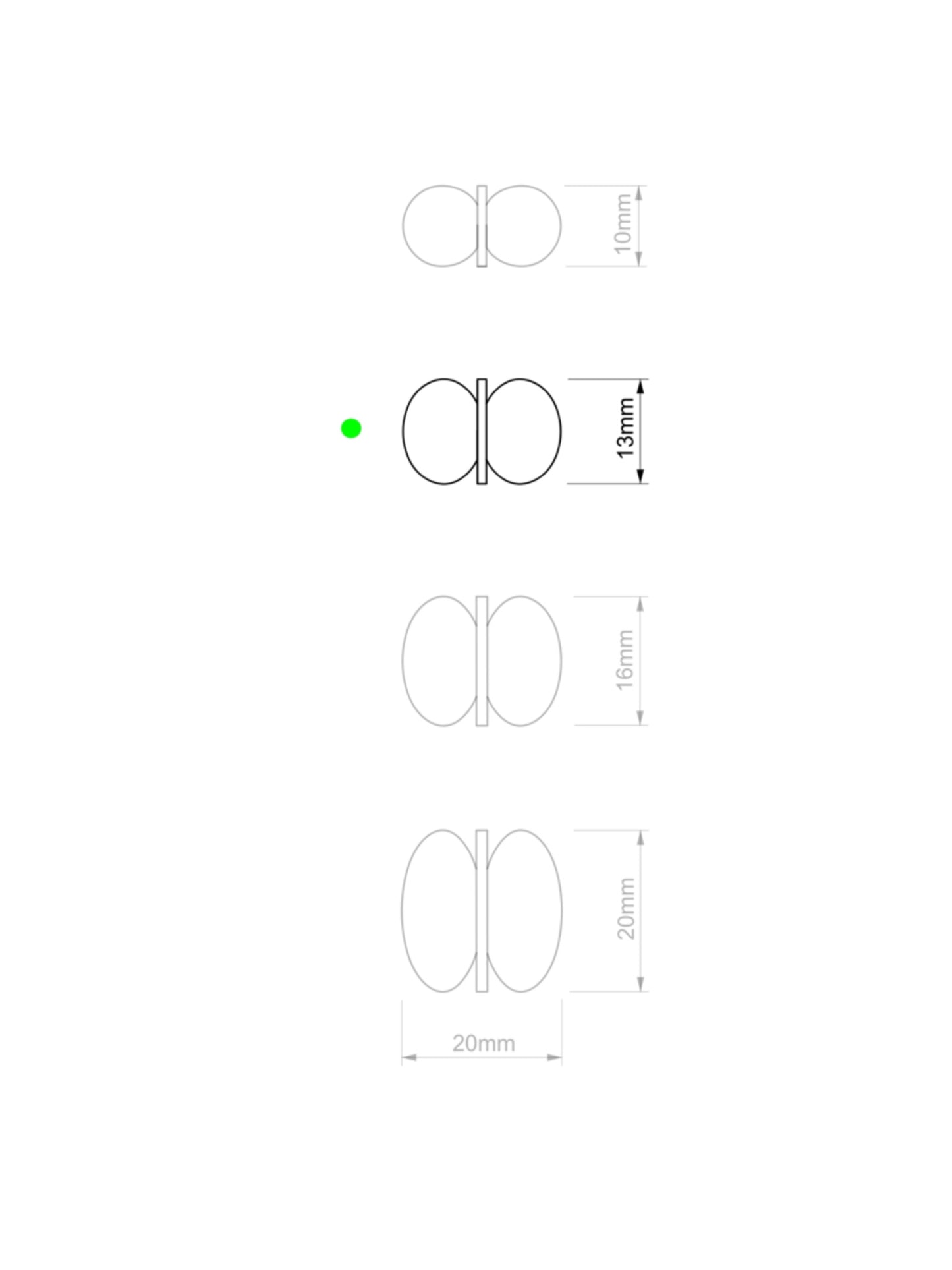 Orbit pendant by itta (13mm)